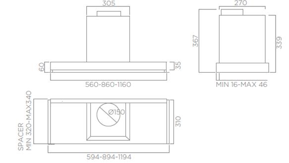 Elica boxin ix a 60 схема встраивания