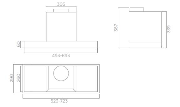 Elica boxin ix a 60 схема встраивания