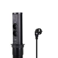 Блок розеток POINTLIFT 2 эл. розетки + USB A/C +бесконтактная зарядка